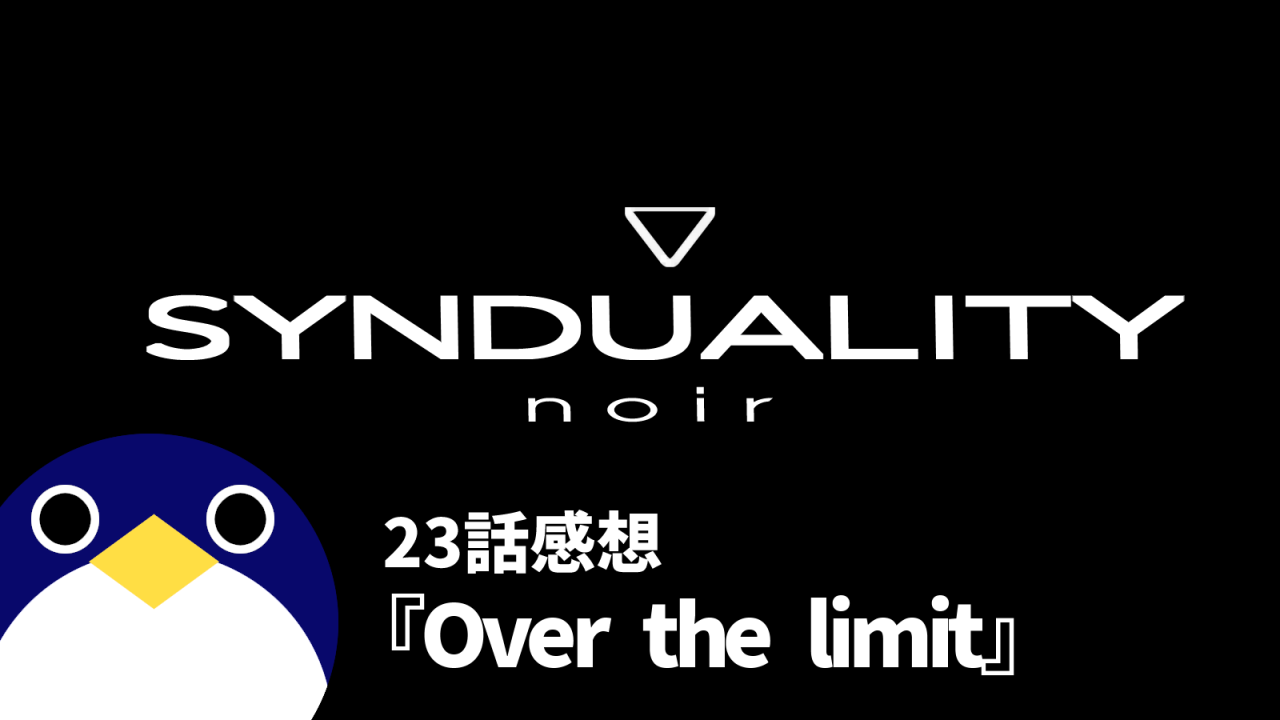 SYNDUALITY-noirシンデュアリティノワール23話-Over-the-limit-感想