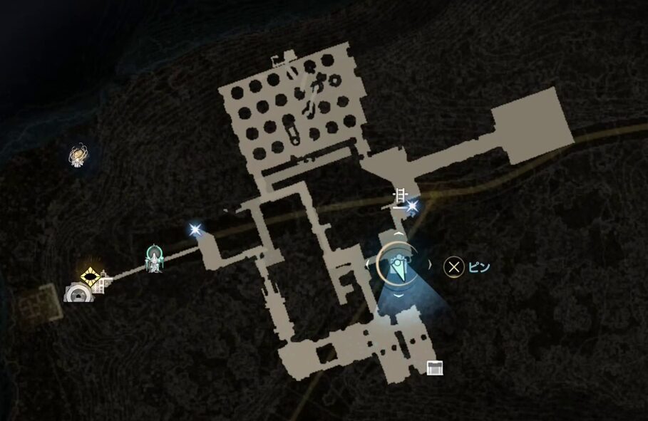 古狩人の大剣地図