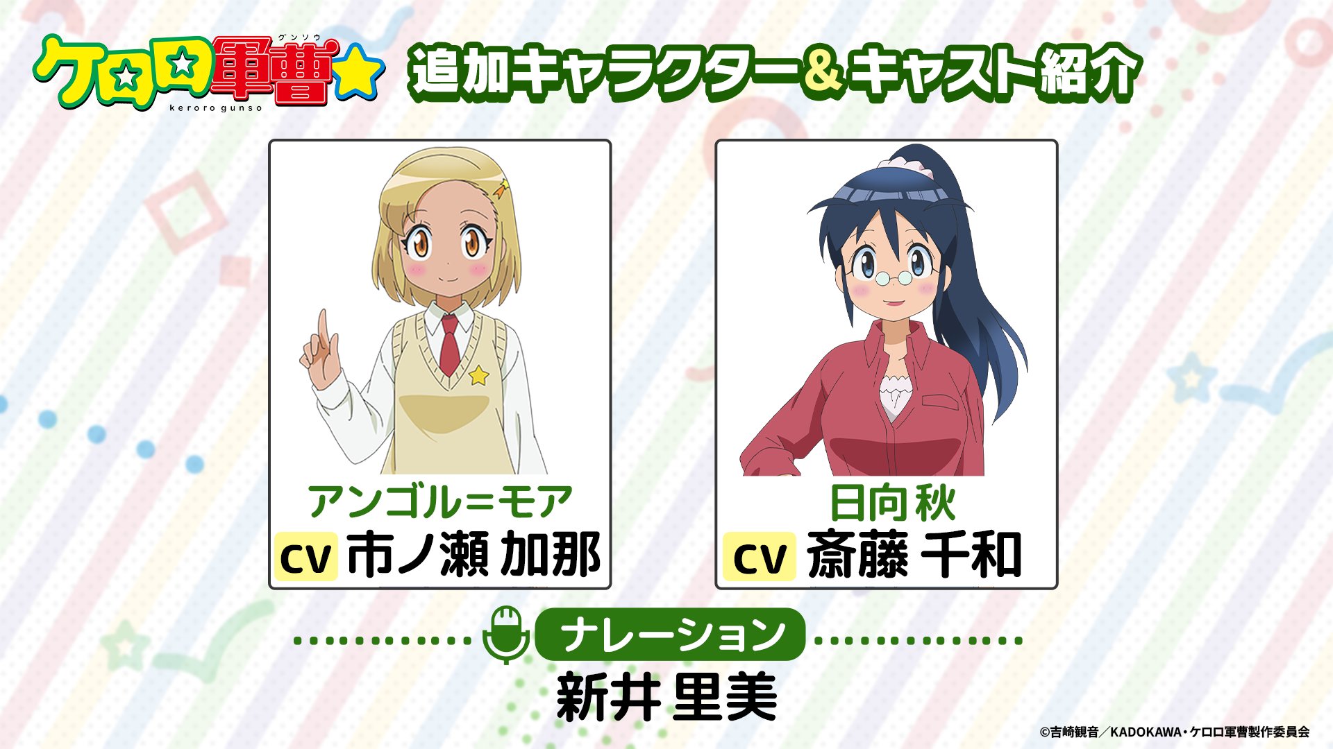 ケロロ軍曹☆キャストの小ネタ